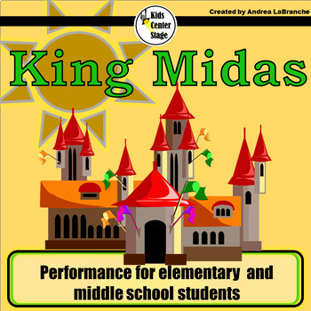 Preview of King Midas Musical Performance Script for Elementary Students