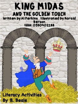 Preview of King Midas and the Golden Touch Literacy Package - 21 pages