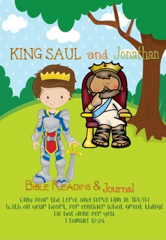 Preview of King Saul and Jonathan Bible Reading and Journal