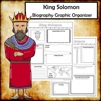 King Solomon Biography Research Graphic Organizer | TpT