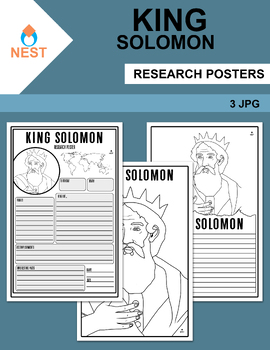 King Solomon Research Posters | 3 Posters by Elvia Montemayor -Nest-