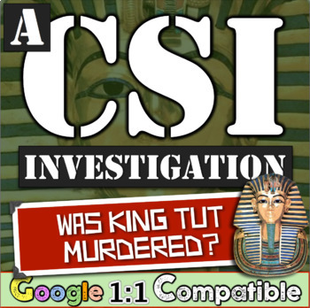 King Tut Was He Murdered A World History Csi Investigation On Ancient Egypt - 