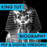 King Tutankhamun Biography Research Grid, King Tut Biograp