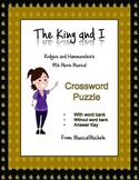 King and I Musical Crossword Puzzle