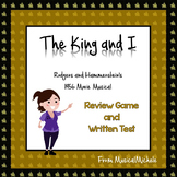 King and I Silent Review Game and Test