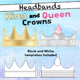 King and Queen Crowns | Printable Headband Craft