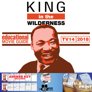 Preview of King in the Wilderness Movie Guide | Questions | Worksheet (TV14 - 2018)
