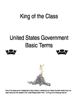 Preview of United States Government -- Basic Vocabuarly -- Documents