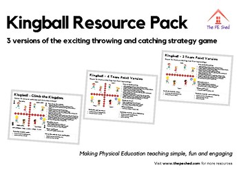 Preview of Kingball PE Resource Pack - 3 Versions