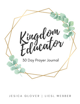 Preview of Christian Teacher: 30 Day Prayer Journal