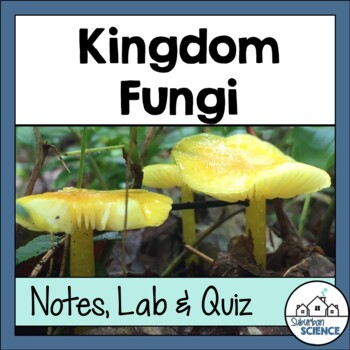 Preview of Kingdom Fungi Unit: PowerPoint, Cornell Notes, Lab, Quiz