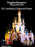 Kingdom Keepers Crossword Puzzle ch.1 vocabulary