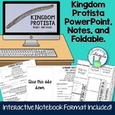 Kingdom Protista PowerPoint, Notes, and Foldable