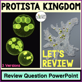 Protists Protista Kingdom Review Questions - Protozoa and Algae