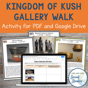 Preview of Kingdom of Kush Activity | Gallery Walk for PDF and Google Drive