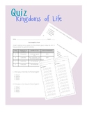 Kingdoms of Life Quiz