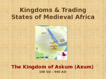 Preview of Kingdoms of Medieval Africa – The Kingdom of Askum (Axum)