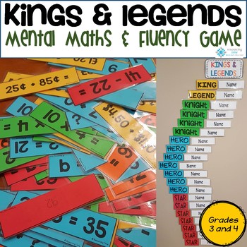 Mental Maths Strategies and Fact Fluency Game - Years 3 & 4