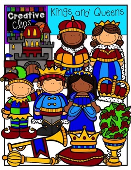 Preview of Kings and Queens {Creative Clips Digital Clipart}