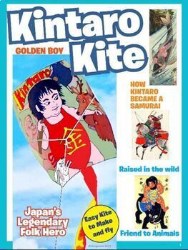 Preview of Kintaro Kite, Japanese "Golden Boy"  - DIY Stem/Steam Project for Kids