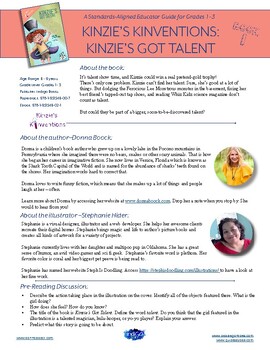 Preview of Standards-Aligned Guide Grades 1-3, Kinzie's Kinventions: Kinzie's Got Talent #1
