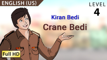 Preview of Kiran Bedi, Crane Bedi: Learn English (US) - Story for Children and Adults