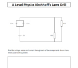 Kirchhoff's Laws Drill: Physics Question Generator