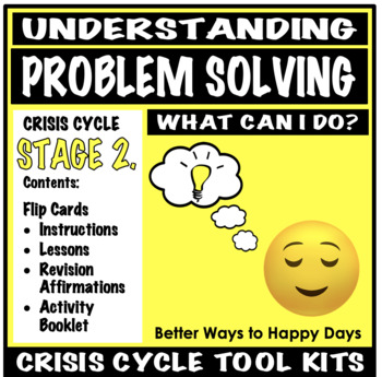 Preview of UNDERSTANDING PROBLEM SOLVING - Visual Lesson Flip Cards