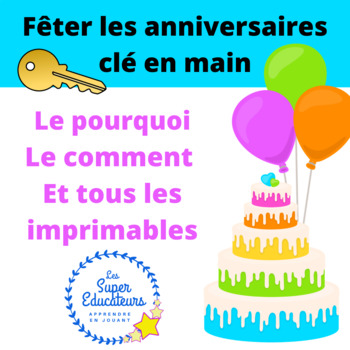 Pour Les Anniversaire Worksheets Teaching Resources Tpt