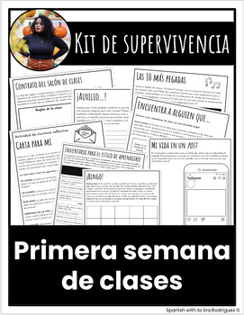 Preview of Kit de supervivencia- Primera semana de clases