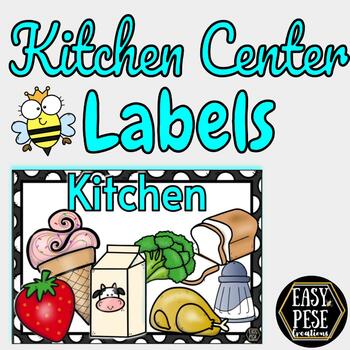 Preview of Kitchen Center Labels #polkadot