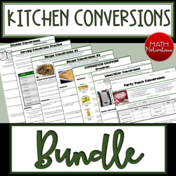 Preview of Kitchen Conversions Bundle