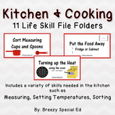 Special Education Kitchen / Cooking Life Skill File Folders