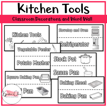 Preview of Kitchen Equipment Labels | FCS| Family and Consumer Sciences
