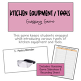 Kitchen Equipment & Tools Guessing Game