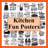 Kitchen Fun Posters - 21 Play on Word Kitchen Theme Posters