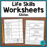 Functional Life Skills Curriculum - Kitchen Cut & Paste Vo