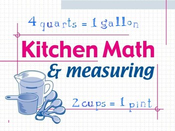 Preview of Kitchen Math / A Brief introduction to Measurements