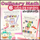 Kitchen Math Bundle | Culinary Math Practice Worksheets | 