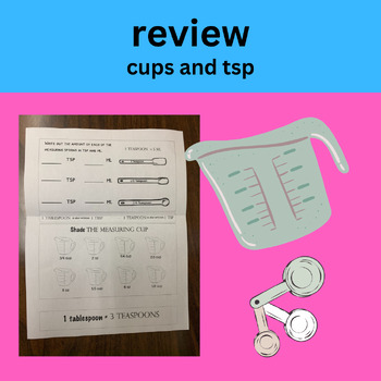 Kitchen Measurement Lesson – Kitchen Math Worksheets - Twins and Teaching  Culinary Arts and FACS Resources