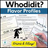 Flavor Profile Herbs and Spices Game "Whodidit"  Culinary,