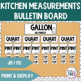 Kitchen Measurement Conversions Bulletin Board Set - FACS