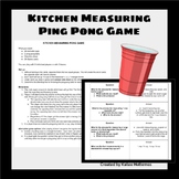 Kitchen Measuring Ping Pong Game | Family Consumer Science