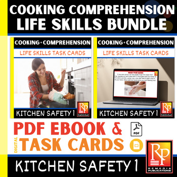 Preview of Life Skills Special Education Activities COOKING COMPREHENSION Worksheets Google