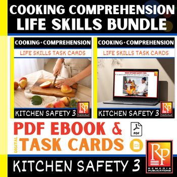 Preview of KITCHEN SAFETY Worksheets & Digital Resource - Functional Life Skills Activities