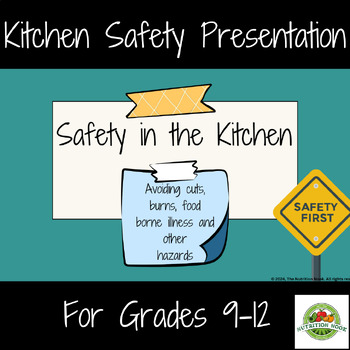 Preview of Kitchen Safety Lesson for Grades 9-12: NO PREP, FCS