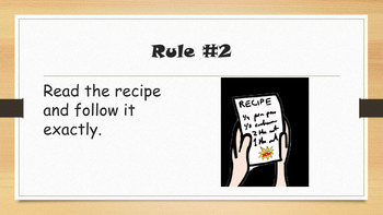 Kitchen Safety Rules by Miss C's Room | Teachers Pay Teachers