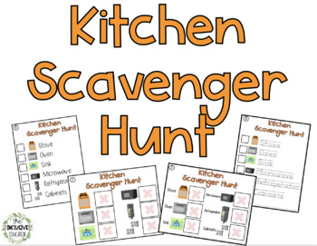 Preview of Kitchen Scavenger Hunt