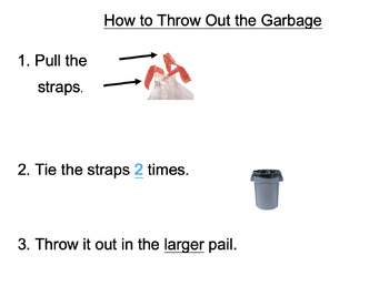 Preview of Kitchen Skills - Throwing Out the Garbage