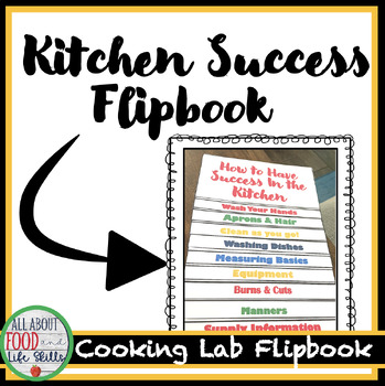 Preview of Mastering the Kitchen ~A  Culinary Flipbook for Beginners FACS, FCS